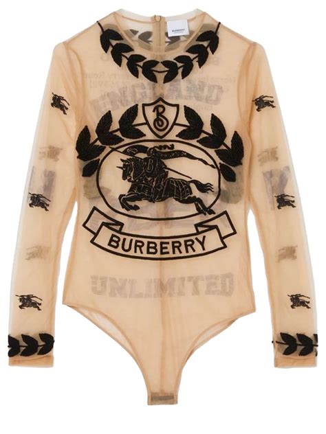 burberry women's bodysuit|burberry designer bodysuit.